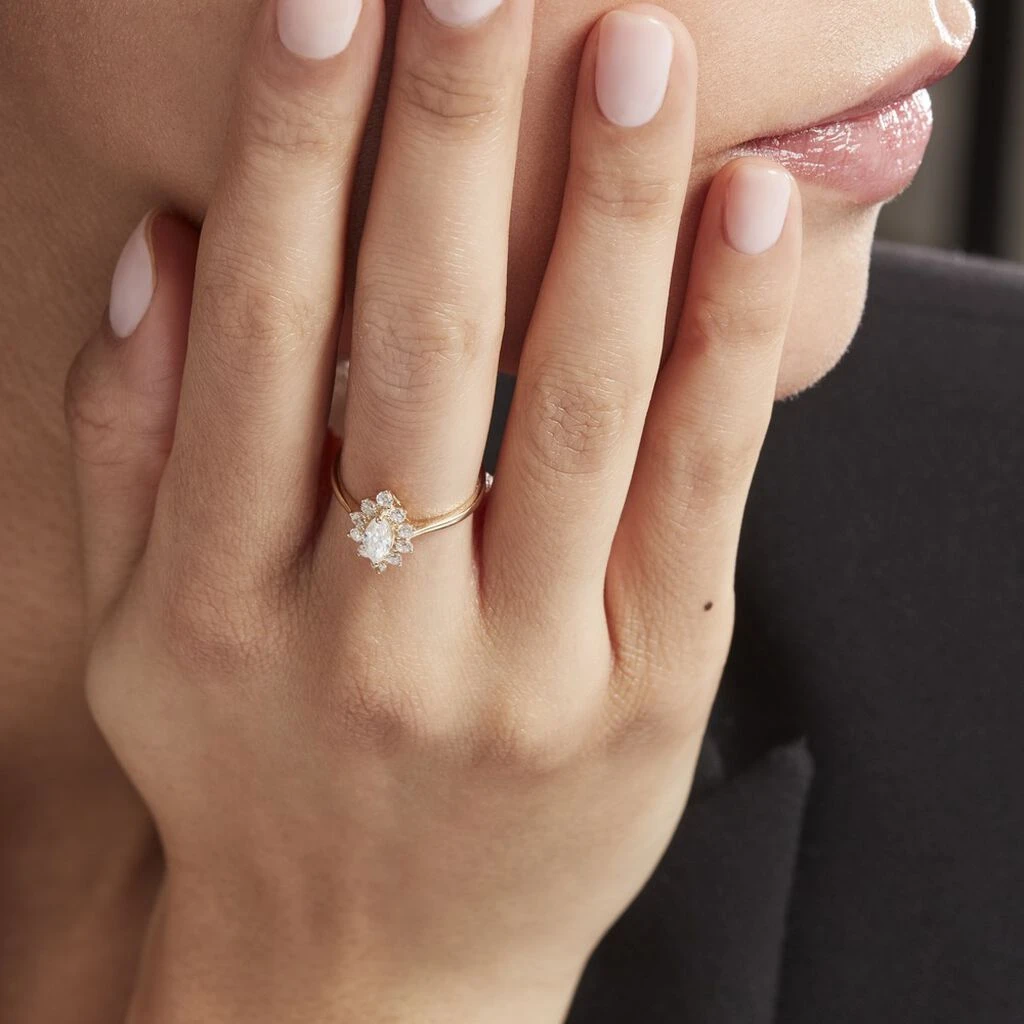 Bague Or Jaune Vladimira Oxyde De Zirconium 7 Bague Or Jaune Vladimira Oxyde De Zirconium – Image 5