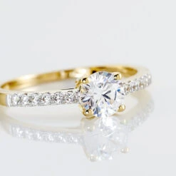 Bague Manon Or Jaune Oxyde De Zirconium -Fanny Boutique B3DFJZW160 view3