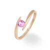 Bague Tiphaine Or Rose Tourmaline