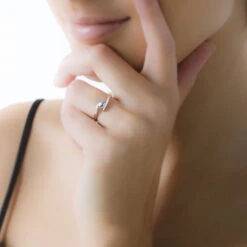 Bague Tiphaine Or Rose Tourmaline -Fanny Boutique B3DFRAD116 model0