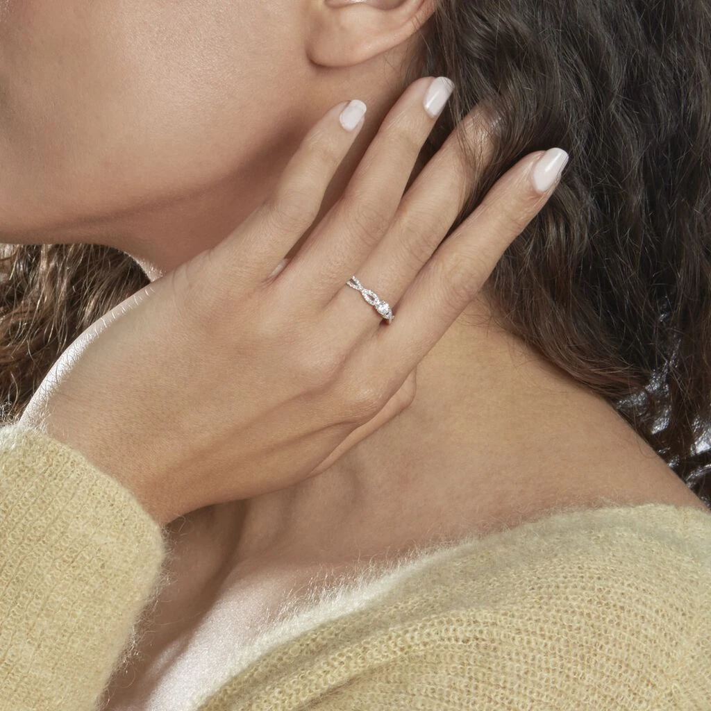 Bague Solitaire Livia Or Rose Diamant 7 Bague Solitaire Livia Or Rose Diamant – Image 5