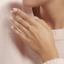 Bague Maye Or Rose Diamant -Fanny Boutique B3DFRDW31S model1