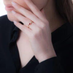 Bague Camilia Or Rose Topaze -Fanny Boutique B3DFRTB529 model0