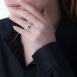 Bague Crista Or Rose Amethyste Et Diamant -Fanny Boutique B3DFRYI428 model0