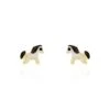 Boucles D'oreilles Puces Heldea Cheval Or Jaune -Fanny Boutique B3OEJW0004 master