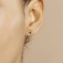 Boucles D'oreilles Puces Lapin Or Or Jaune -Fanny Boutique B3OEJW0577 model1