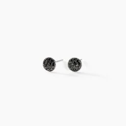Boucles D'oreilles Puces Teani Or Blanc Diamant