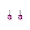 Boucles D'oreilles Puces Noora Or Blanc Topaze Rose Oxyde De Zirconium 2 Boucles D'oreilles Puces Noora Or Blanc Topaze Rose Oxyde De Zirconium -Fanny Boutique B3OFBTS005 master