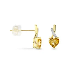 Boucles D'oreilles Puces Or Jaune Clothilde -Fanny Boutique B3OFJAJ002 view1