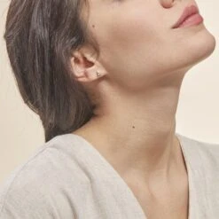 Boucles D'oreilles Puces Purete Or Jaune Diamant -Fanny Boutique B3OFJDW195 model0