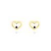 Boucles D'oreilles Puces Martella Or Jaune Saphir -Fanny Boutique B3OFJSB258 master