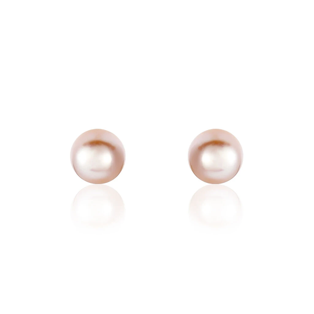 Boucles D'oreilles Puces Ursulina Or Jaune Perle De Culture 3 Boucles D'oreilles Puces Ursulina Or Jaune Perle De Culture