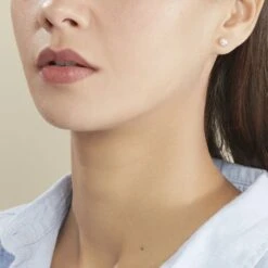 Boucles D'oreilles Puces Ursulina Or Jaune Perle De Culture 9 Boucles D'oreilles Puces Ursulina Or Jaune Perle De Culture -Fanny Boutique B3OFJUS020 model0