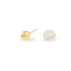 Boucles D'oreilles Puces Fidelia Boule Or Jaune -Fanny Boutique B3OFJW0057 view2