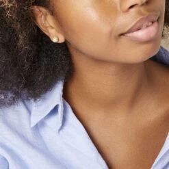 Boucles D'oreilles Puces Fidelia Boule Sablee Or Jaune 11 Boucles D'oreilles Puces Fidelia Boule Sablee Or Jaune -Fanny Boutique B3OFJW007T model1