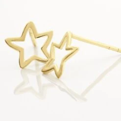 Boucles D'oreilles Puces Alphonsine Etoile De Mer Or Jaune -Fanny Boutique B3OFJW0598 view2