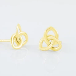 Boucles D'oreilles Puces Philine Fleur Or Jaune -Fanny Boutique B3OFJW0866 view2