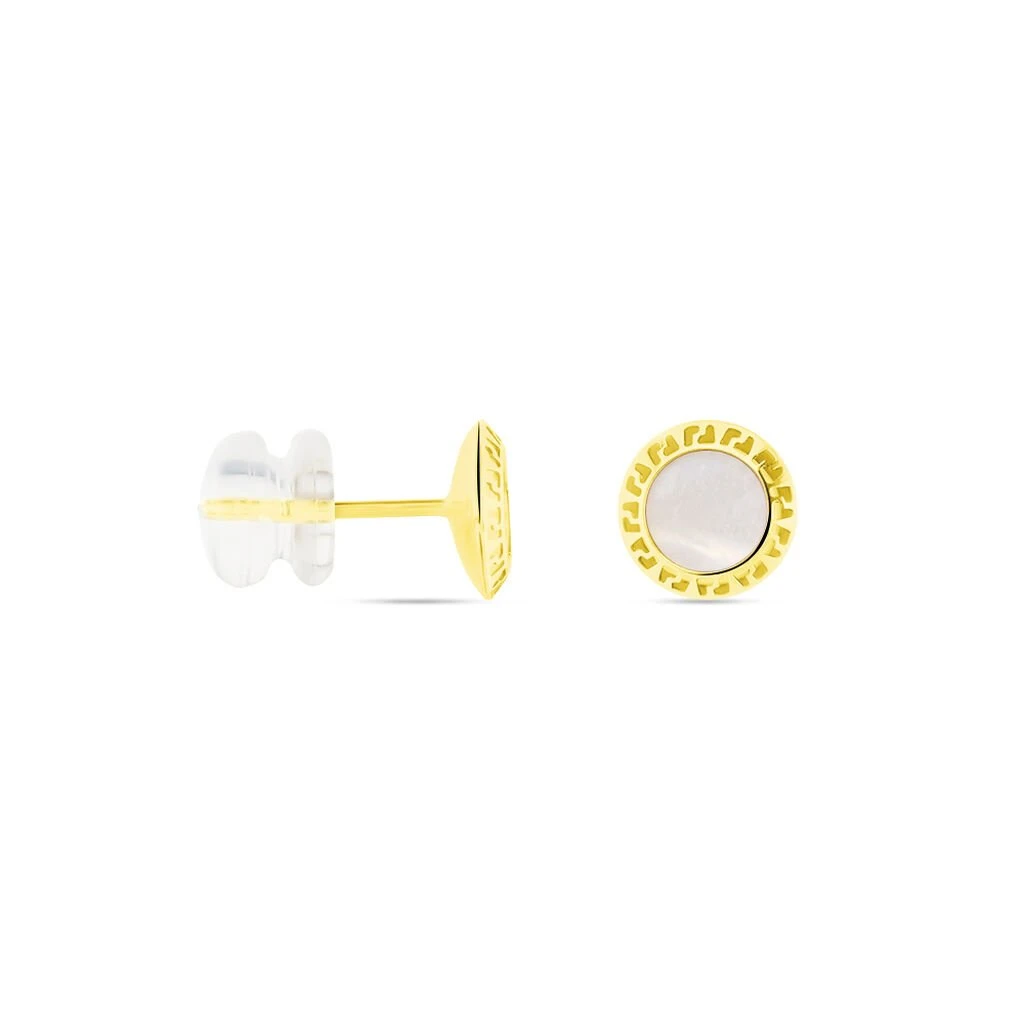 Boucles D'oreilles Puces Himelinda Or Jaune 4 Boucles D'oreilles Puces Himelinda Or Jaune – Image 2