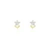 Boucles D'oreilles Puces Eleanor Fleur Or Jaune Oxyde De Zirconium -Fanny Boutique B3OFJZW402 master