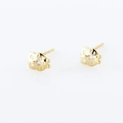 Boucles D'oreilles Puces Helois Hibou Or Jaune Oxyde De Zirconium -Fanny Boutique B3OFJZW436 view2