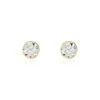 Boucles D'oreilles Puces Franze Or Jaune Oxyde De Zirconium