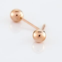 Boucles D'oreilles Puces Fidelia Boule Or Rose -Fanny Boutique B3OFRW0023 view2
