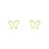 Boucles D'oreilles Puces Camomille Or Jaune Oxyde De Zirconium -Fanny Boutique B3OMJZW006 master