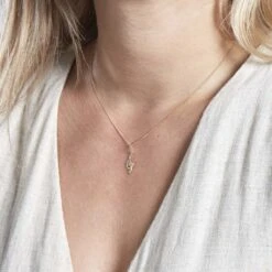 Pendentif Or Jaune Fausta -Fanny Boutique B3PF2W0154 model0