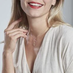 Pendentif Or Jaune Fausta -Fanny Boutique B3PF2W0154 model1