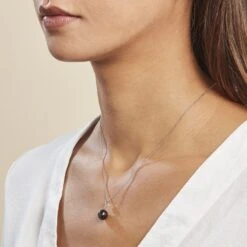 Pendentif Manolita Or Blanc Perle De Culture De Tahiti -Fanny Boutique B3PFBHH065 model0