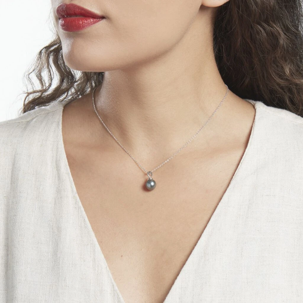 Pendentif Phila Or Blanc Perle De Culture De Tahiti 5 Pendentif Phila Or Blanc Perle De Culture De Tahiti – Image 3