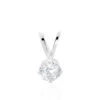 Pendentif Mabila Or Blanc Oxyde De Zirconium -Fanny Boutique B3PFBZW016 master