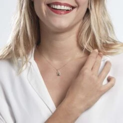 Pendentif Arduinna Or Jaune Saphir -Fanny Boutique B3PFJSB014 model0