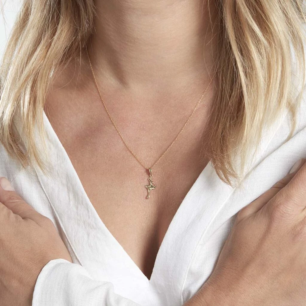 Pendentif Gabinia Danseuse Or Jaune 5 Pendentif Gabinia Danseuse Or Jaune – Image 3