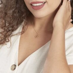 Pendentif Dalia Rosace Or Jaune -Fanny Boutique B3PFJW0314 model1