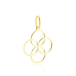 Pendentif Dalia Rosace Or Jaune -Fanny Boutique B3PFJW0314 view1