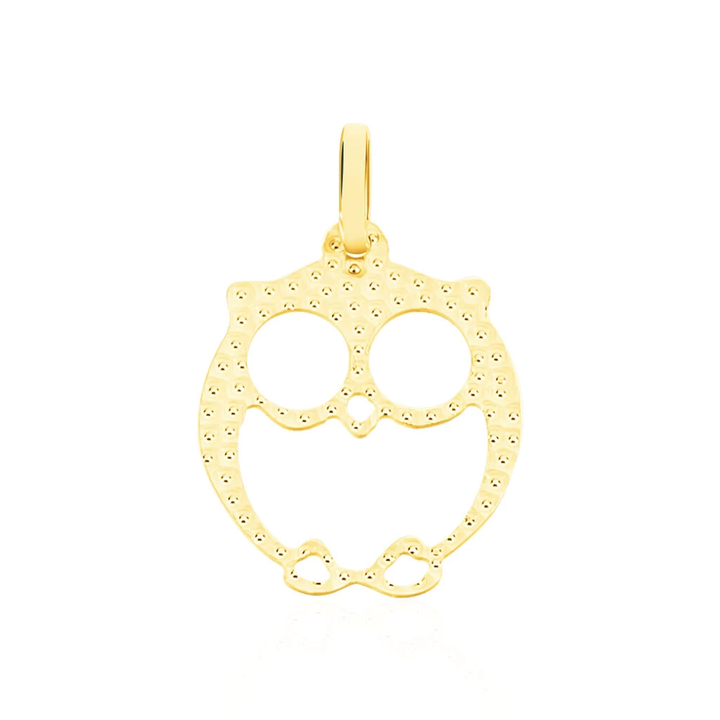 Pendentif Ilies Hibou Or Jaune 3 Pendentif Ilies Hibou Or Jaune