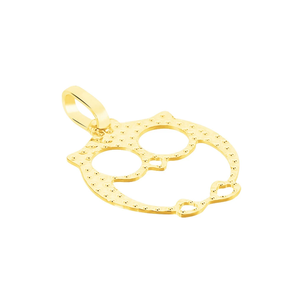 Pendentif Ilies Hibou Or Jaune 4 Pendentif Ilies Hibou Or Jaune – Image 2