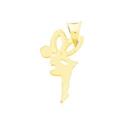 Pendentif Heliciane Fee Or Jaune