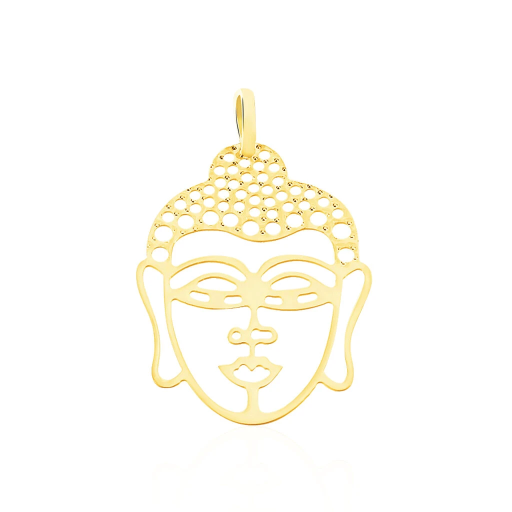 Pendentif Fazzia Bouddha Or Jaune 3 Pendentif Fazzia Bouddha Or Jaune