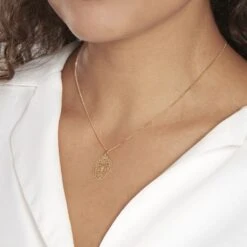 Pendentif Fazzia Bouddha Or Jaune 9 Pendentif Fazzia Bouddha Or Jaune -Fanny Boutique B3PFJW0383 model1