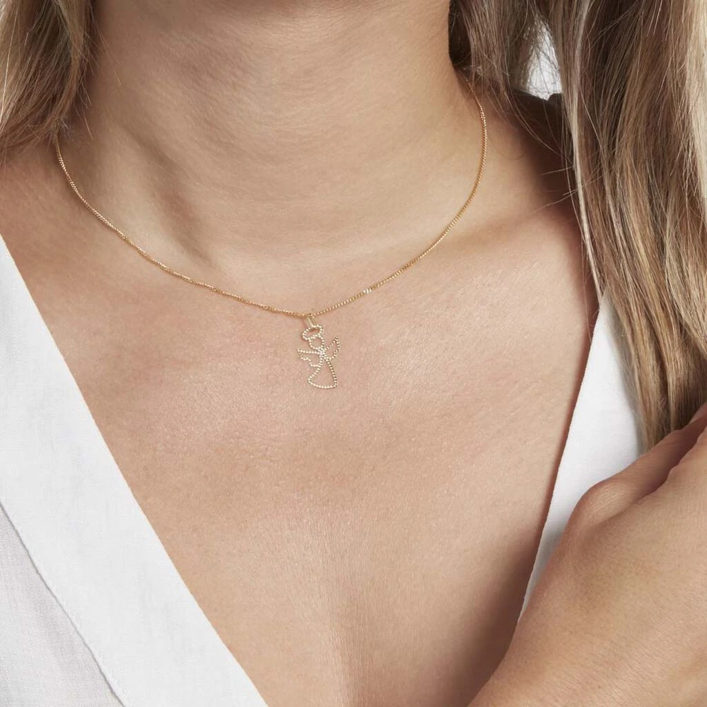 Pendentif Estrellita Ange Aureole Or Jaune 6 Pendentif Estrellita Ange Aureole Or Jaune – Image 4