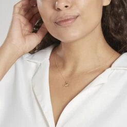 Pendentif Egide Cheval Or Jaune -Fanny Boutique B3PFJW0389 model0