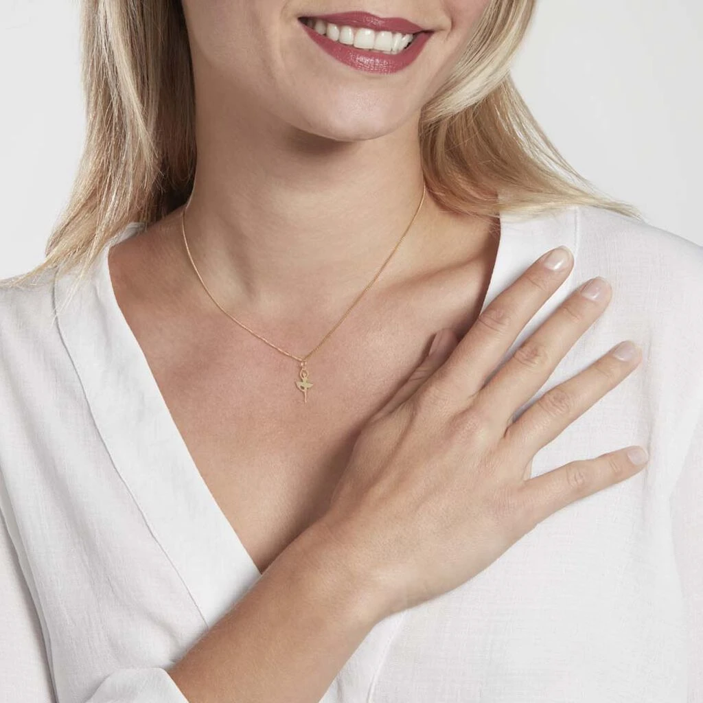 Pendentif Gabinia Danceuse Or Jaune 5 Pendentif Gabinia Danceuse Or Jaune – Image 3