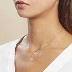 Pendentif Or Jaune Jovita 7 Pendentif Or Jaune Jovita -Fanny Boutique B3PFJW0423 model0