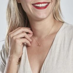 Pendentif Or Jaune Petit Infini -Fanny Boutique B3PFJW0424 model0