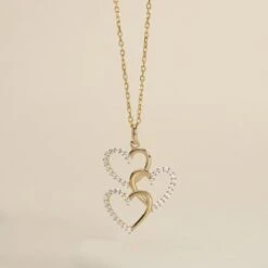 Pendentif Lovely Or Jaune Oxyde De Zirconium -Fanny Boutique B3PFJZW122 view2