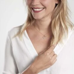 Pendentif Ademe Or Jaune Oxyde De Zirconium -Fanny Boutique B3PFJZW123 model0