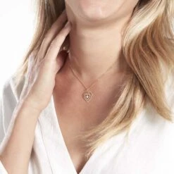 Pendentif Ademe Or Jaune Oxyde De Zirconium -Fanny Boutique B3PFJZW123 model1