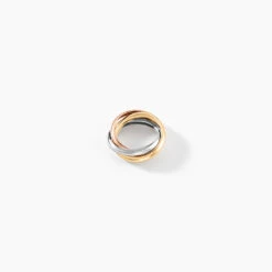 Pendentif Ferdinanda Entrelace Or Tricolore